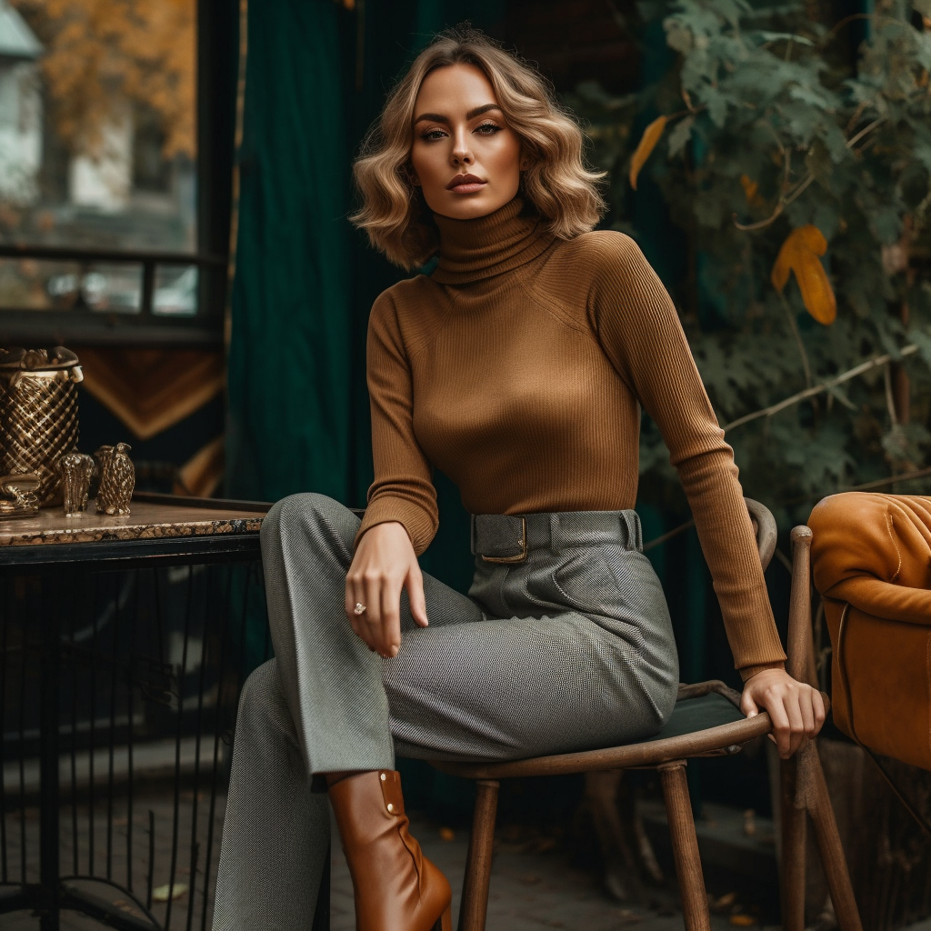 How Can I Pair High Heels With A Turtleneck For A Chic Look?