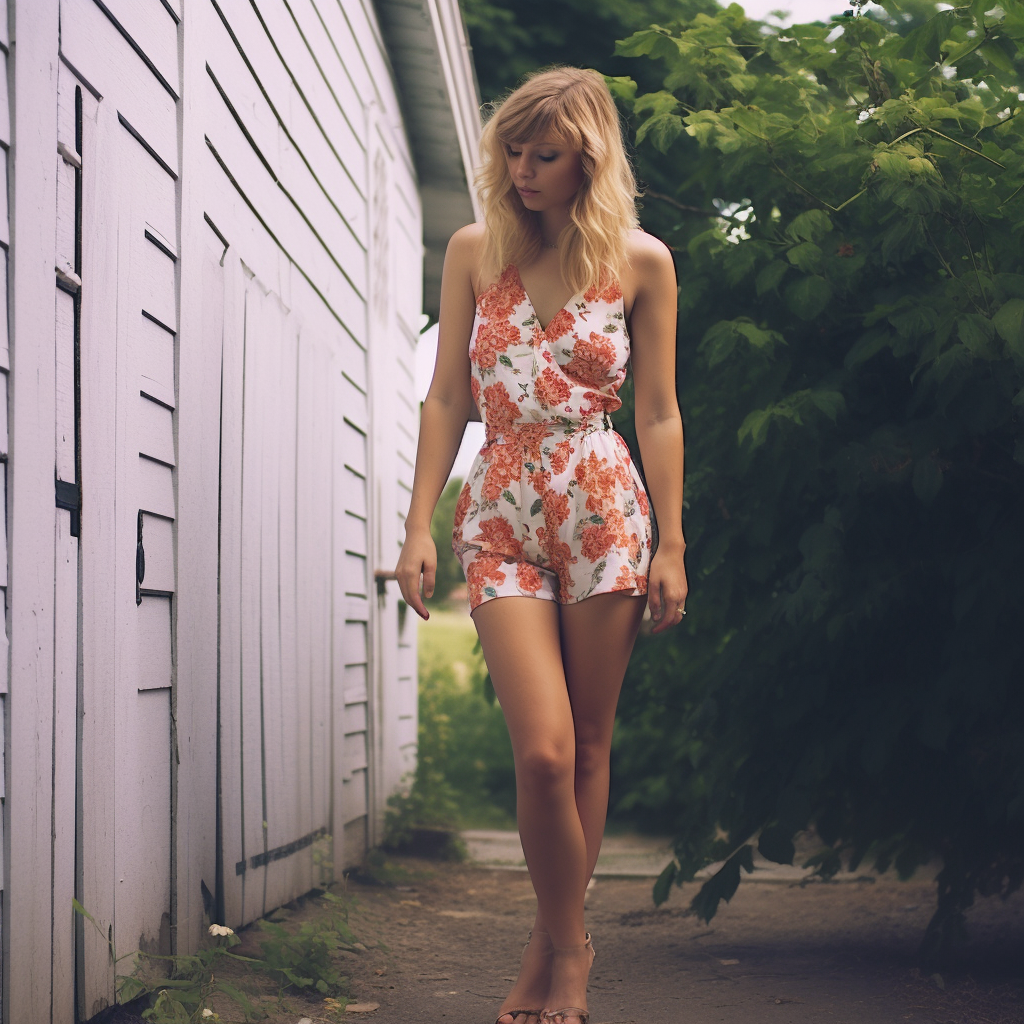 How To Style High Heels With A Floral Print Romper For A Fun And Flirty Summer Look?
