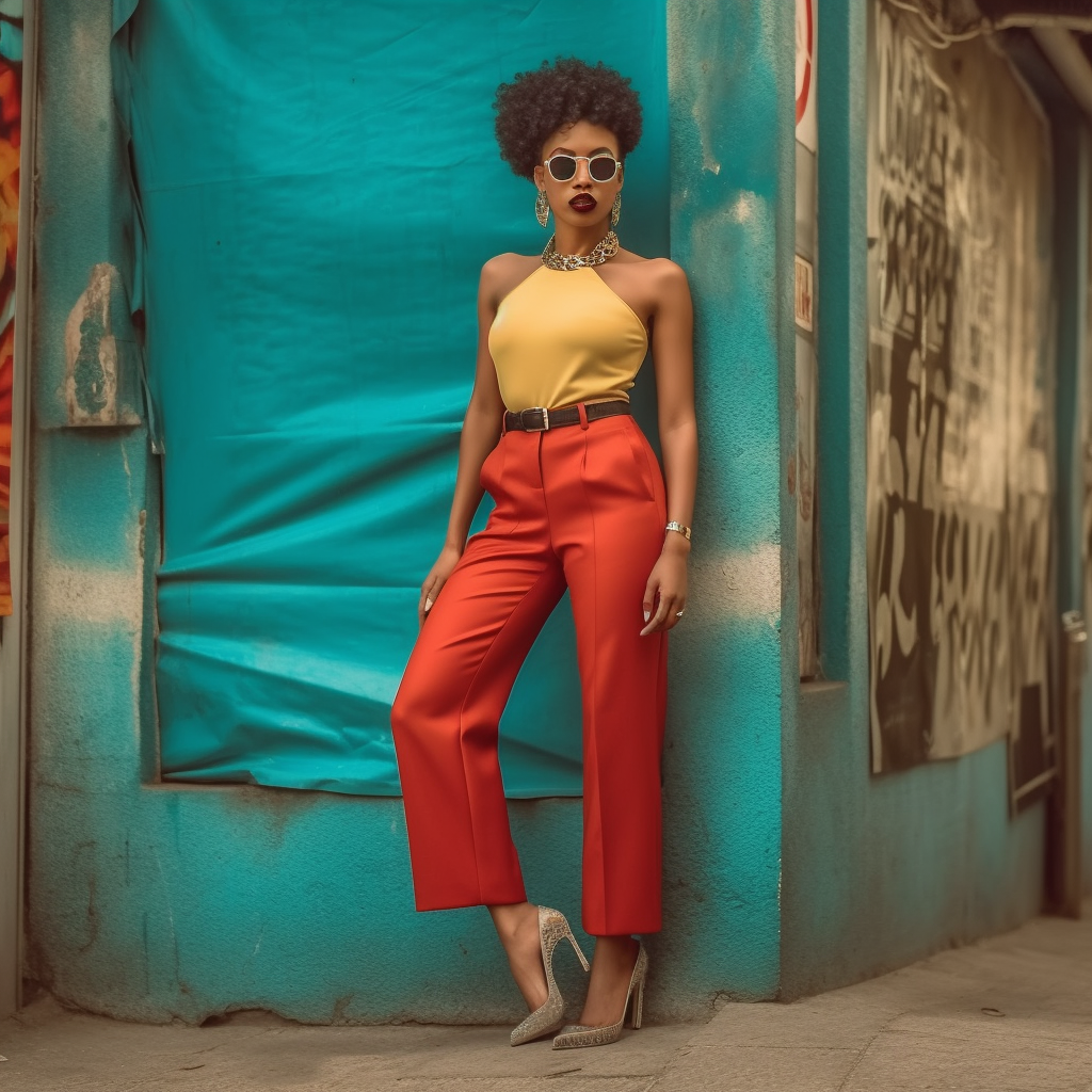 How To Style High Heels With A Crop Top And High-Waist Pants?