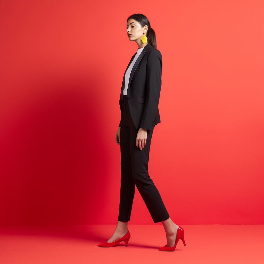 What Are Some Creative Ways To Wear High Heels With A Blazer?