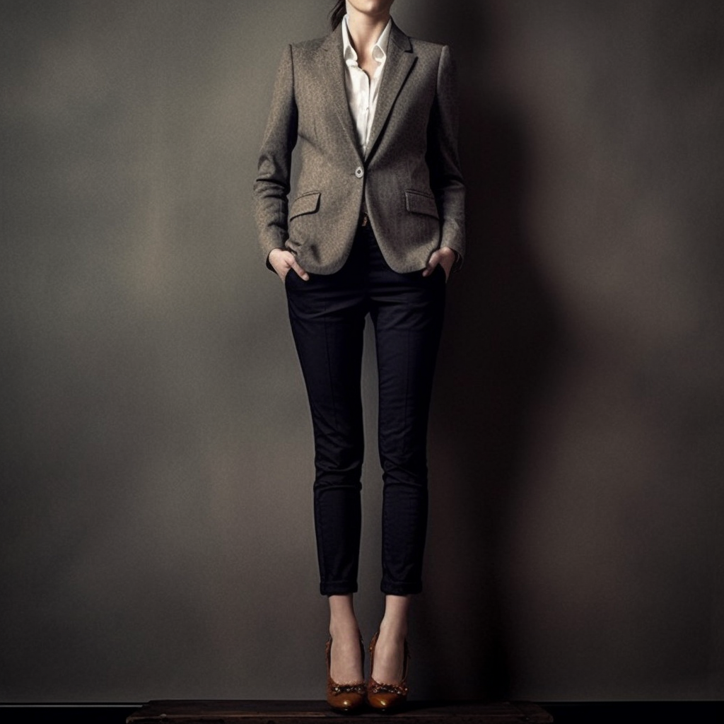 What Are Some Creative Ways To Wear High Heels With A Blazer?