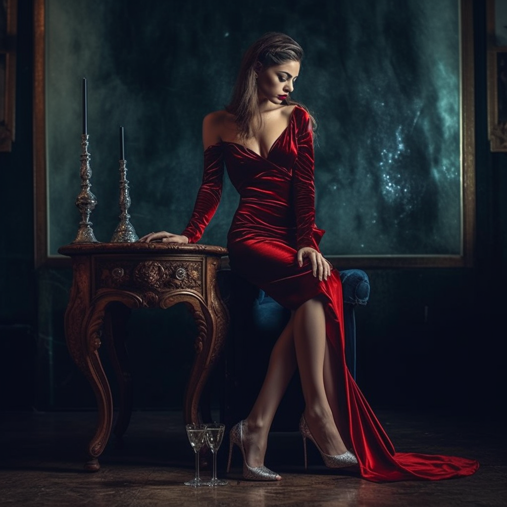 What Are Some Ideas For Styling High Heels With A Velvet Dress?