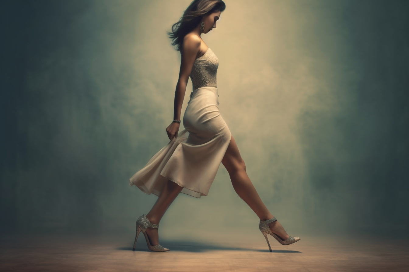 woman with high heels