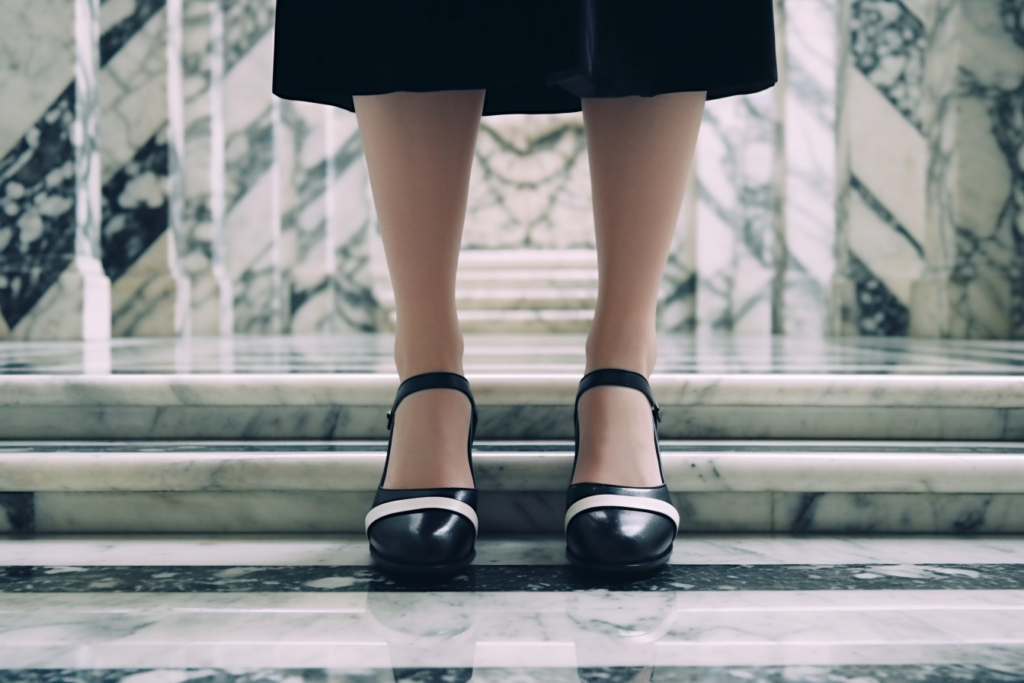 woman with high heels