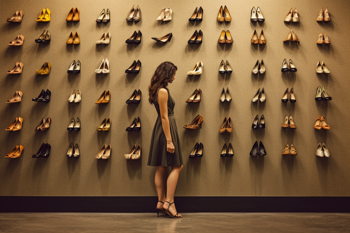 woman with high heels