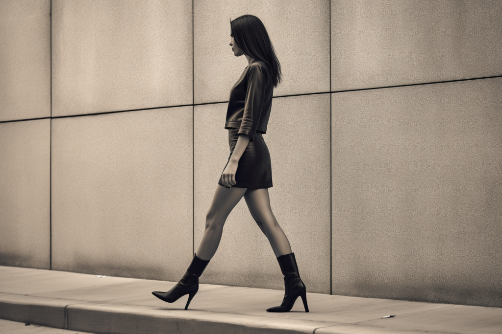 woman with high heels