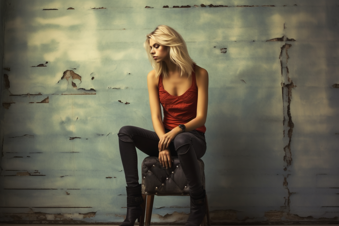 woman with high heels
