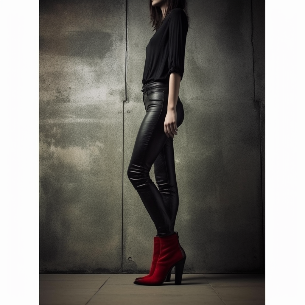 woman with high heels
