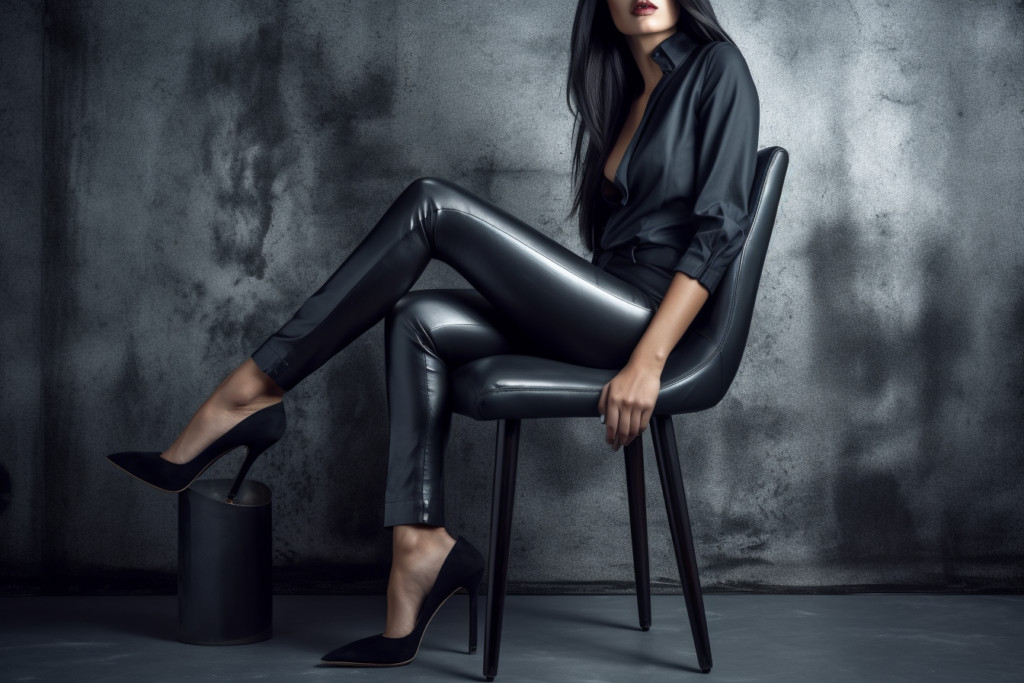 woman with high heels