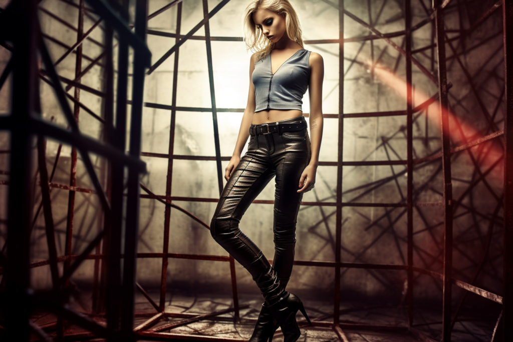 woman with high heels