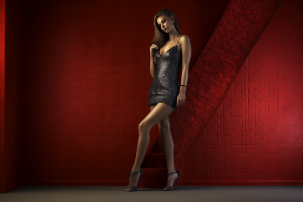 woman with high heels