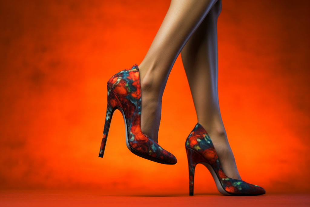 woman with high heels