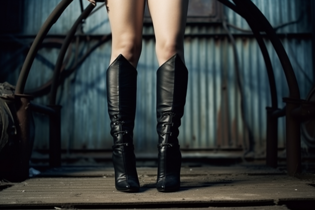 woman with high heels