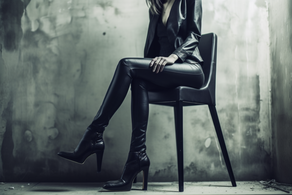 woman with high heels