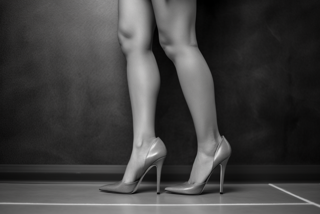 woman with high heels
