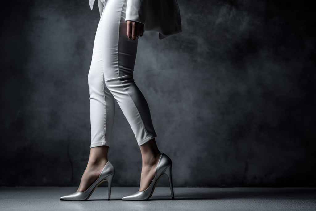 woman with high heels