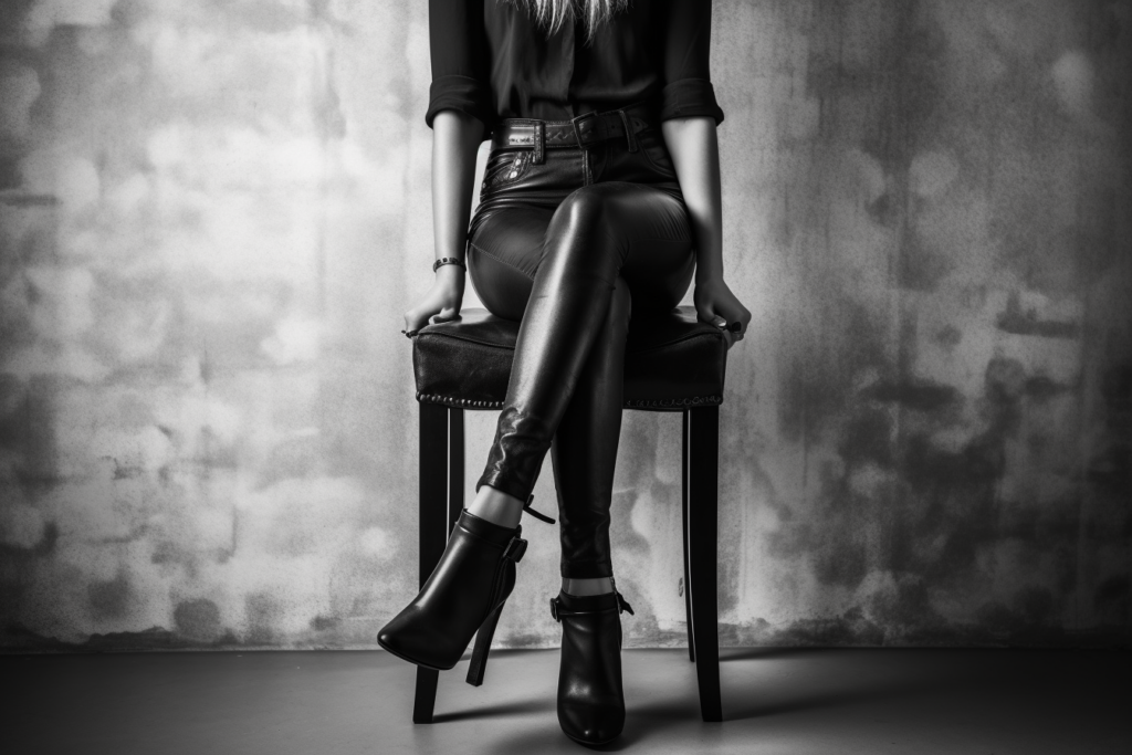 woman with high heels
