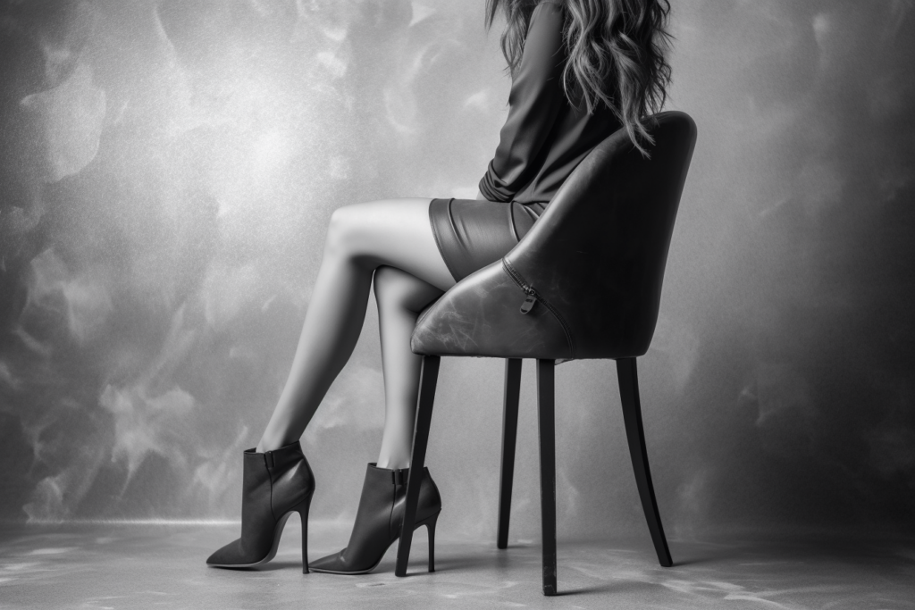woman with high heels