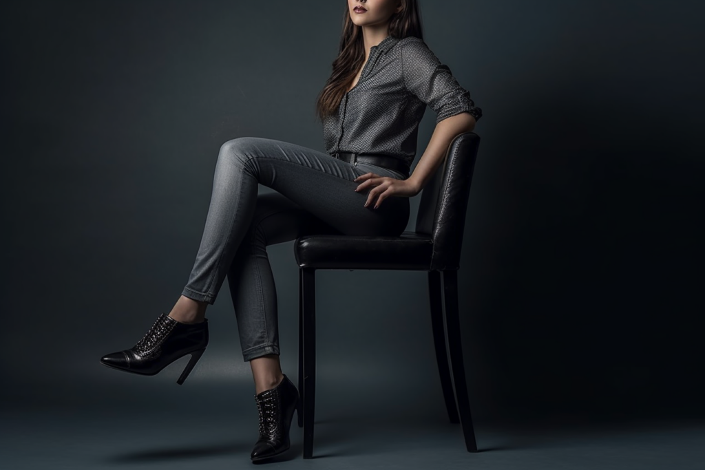 woman with high heels