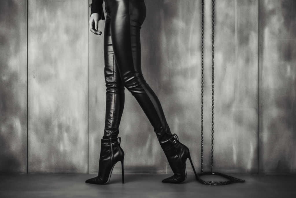 woman with high heels
