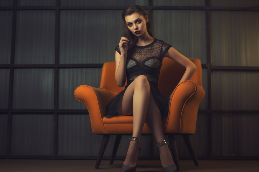 woman with high heels