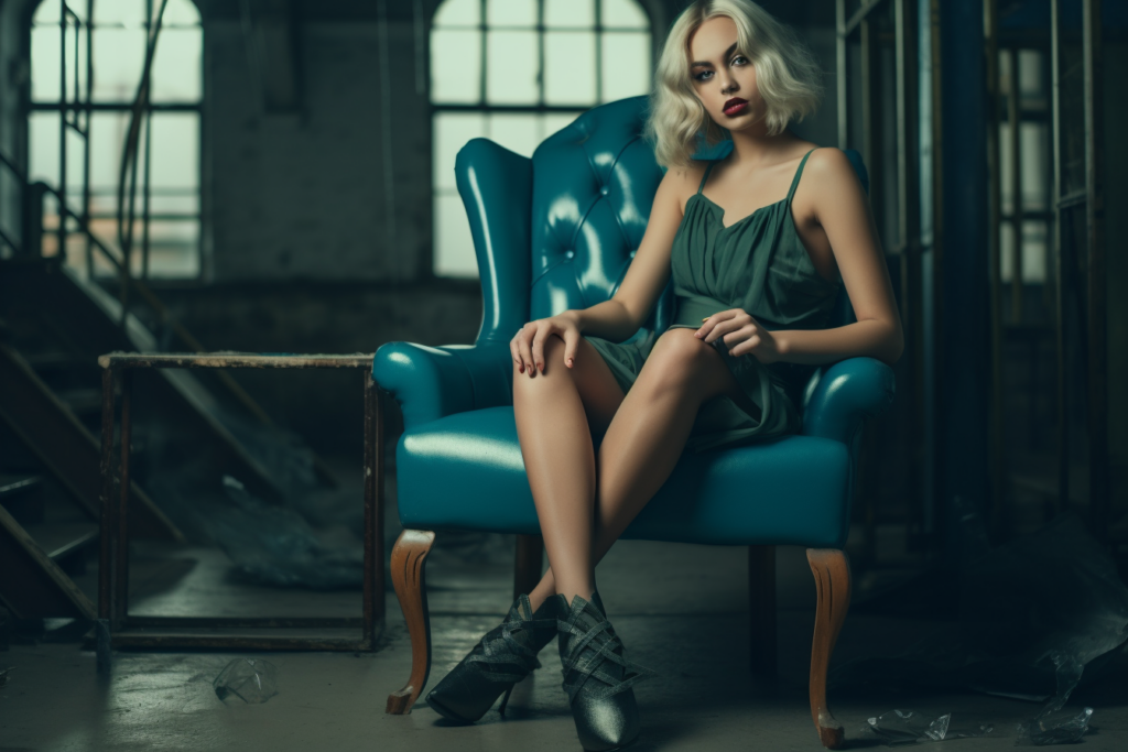 woman with high heels