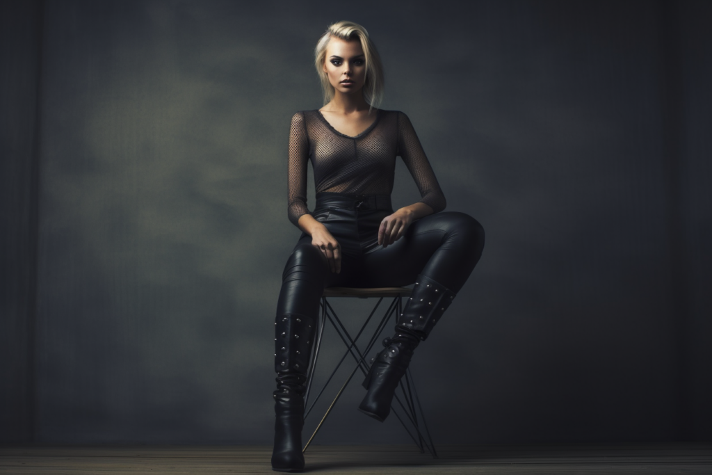 woman with high heels