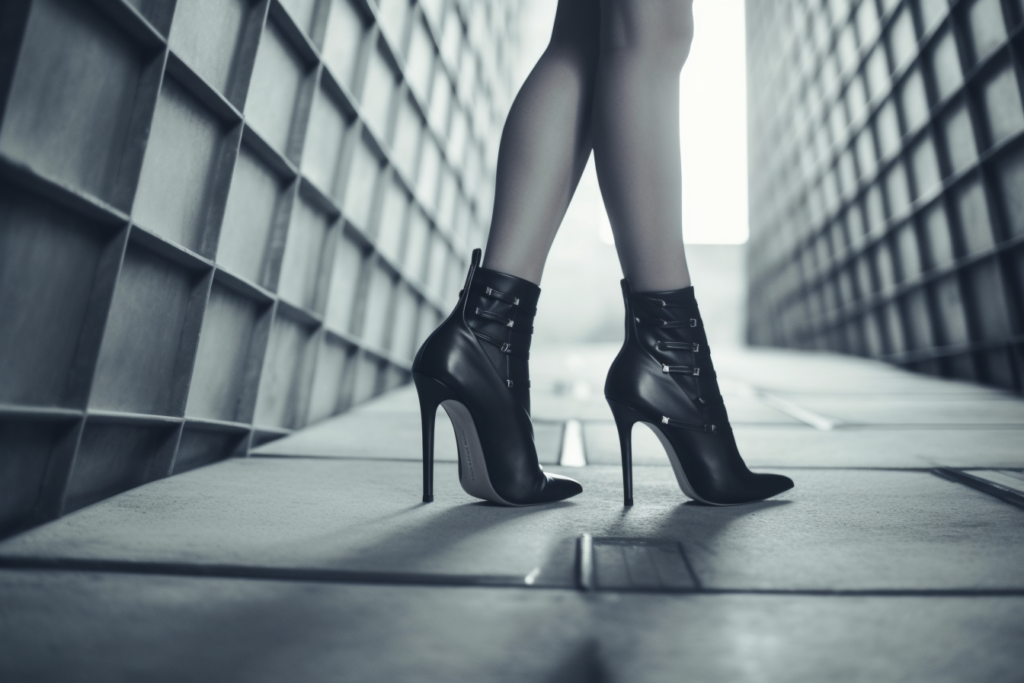 woman with high heels