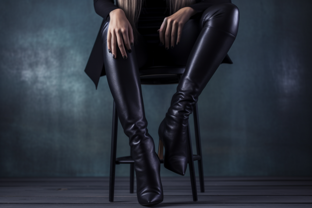 woman with high heels