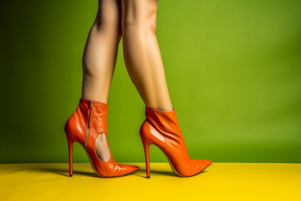 woman with high heels