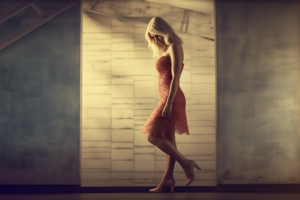woman with high heels
