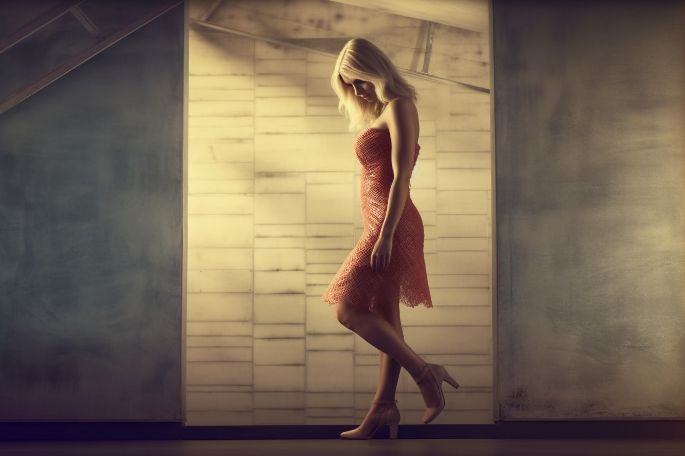 woman with high heels