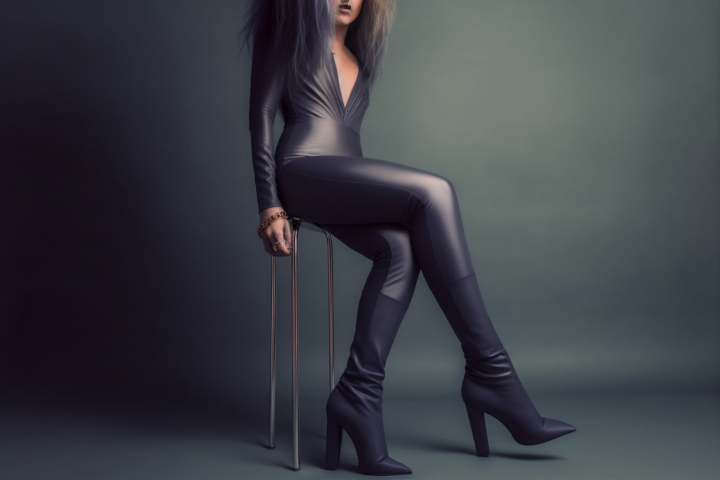 woman with high heels