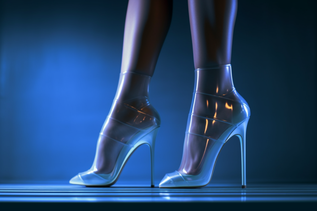 woman with high heels