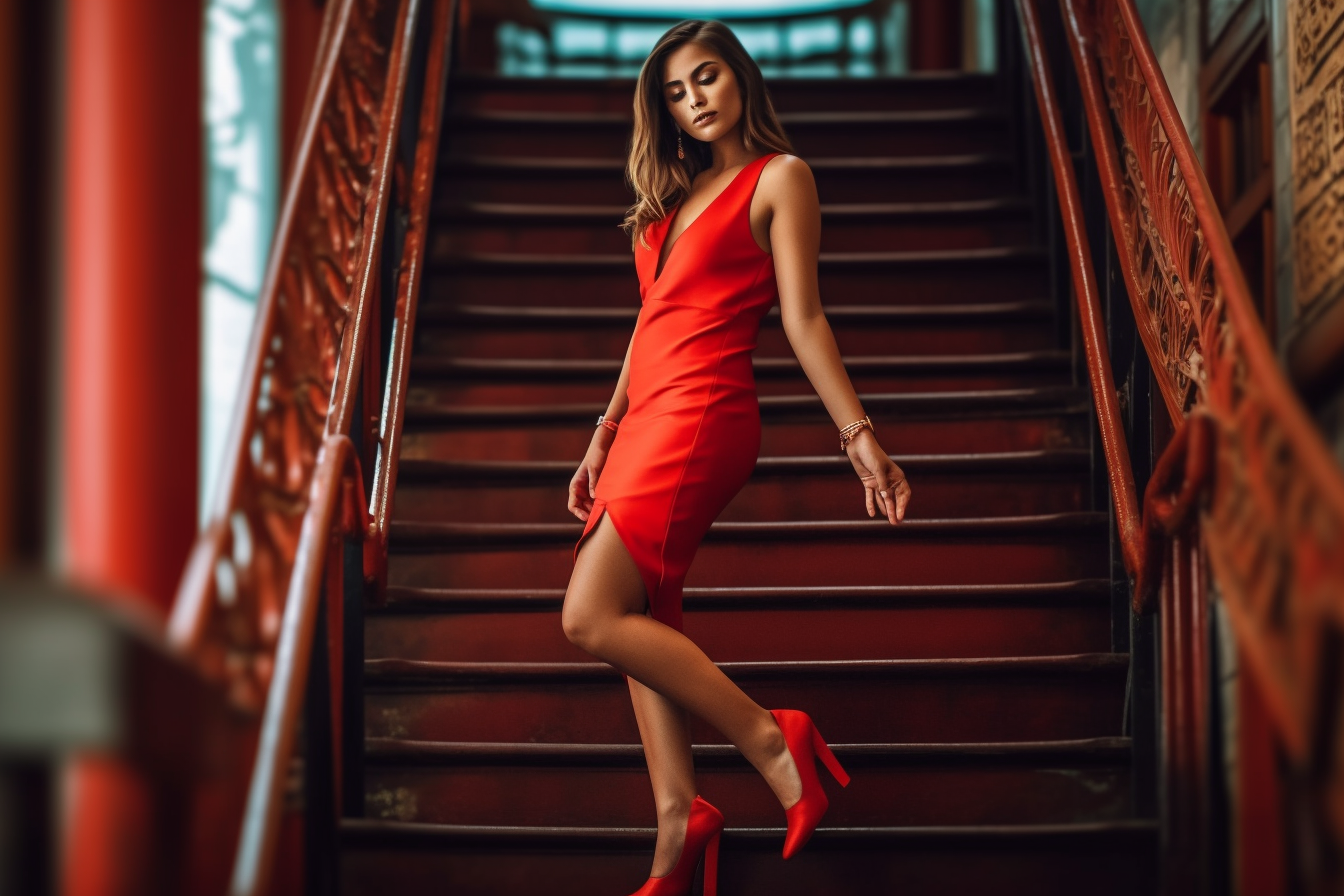 woman with high heels