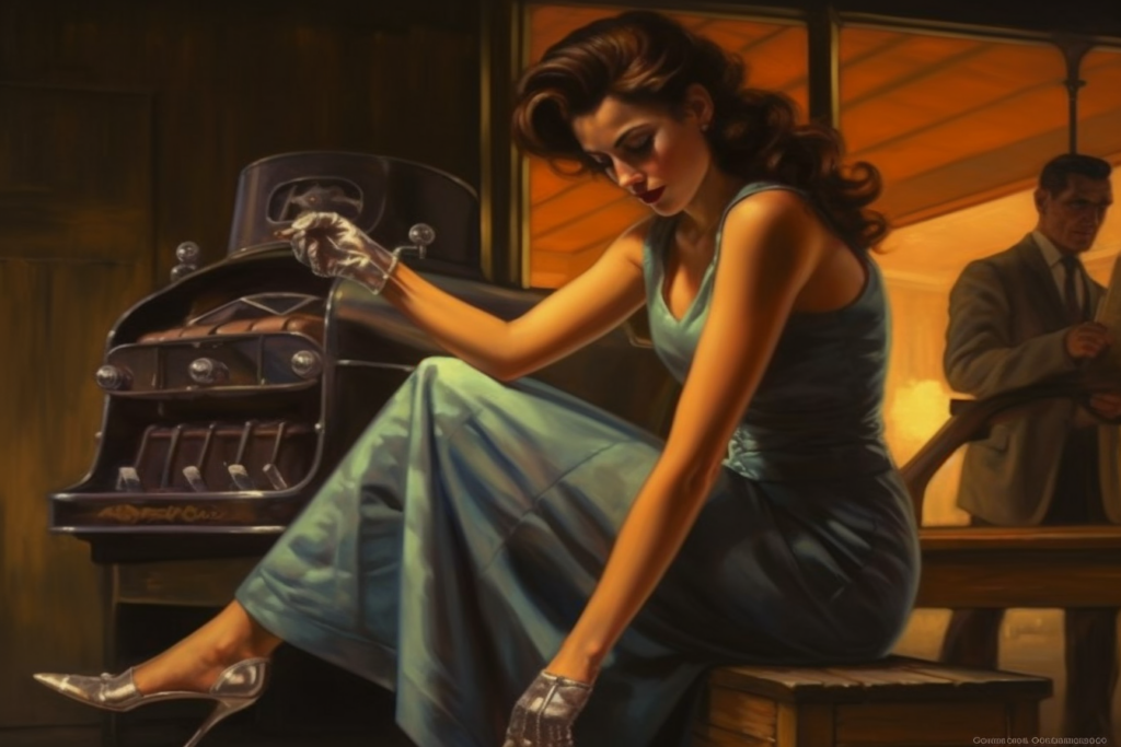 woman with high heels