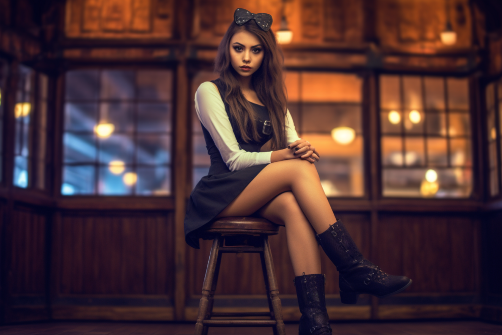 woman with high heels