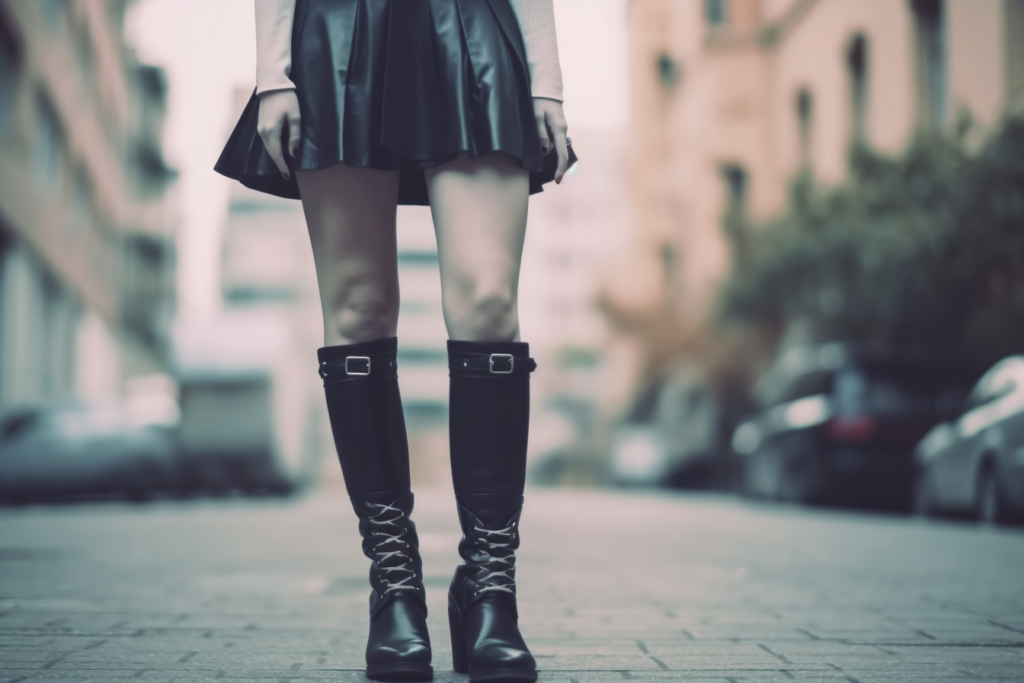 woman with high heels