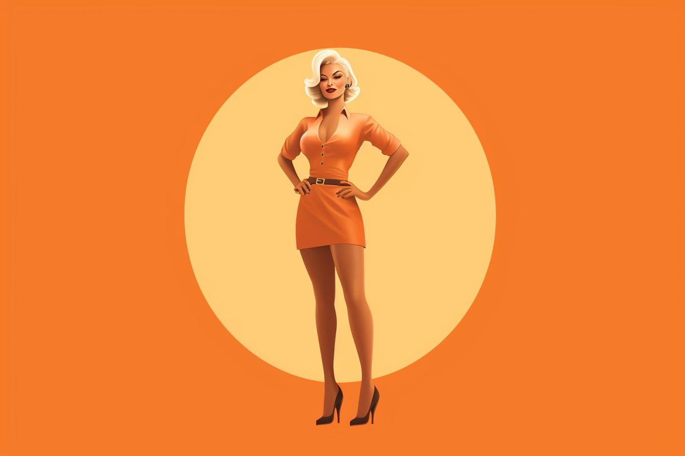 woman with high heels