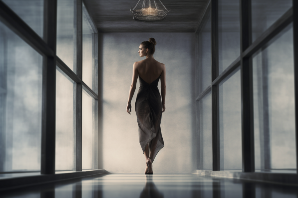 woman with high heels