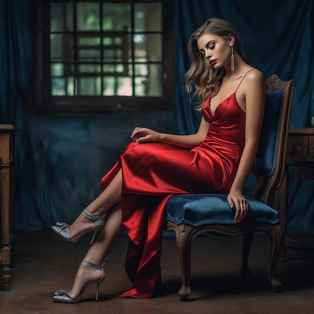 How To Match High Heels With A Satin Dress For A Sleek Look?