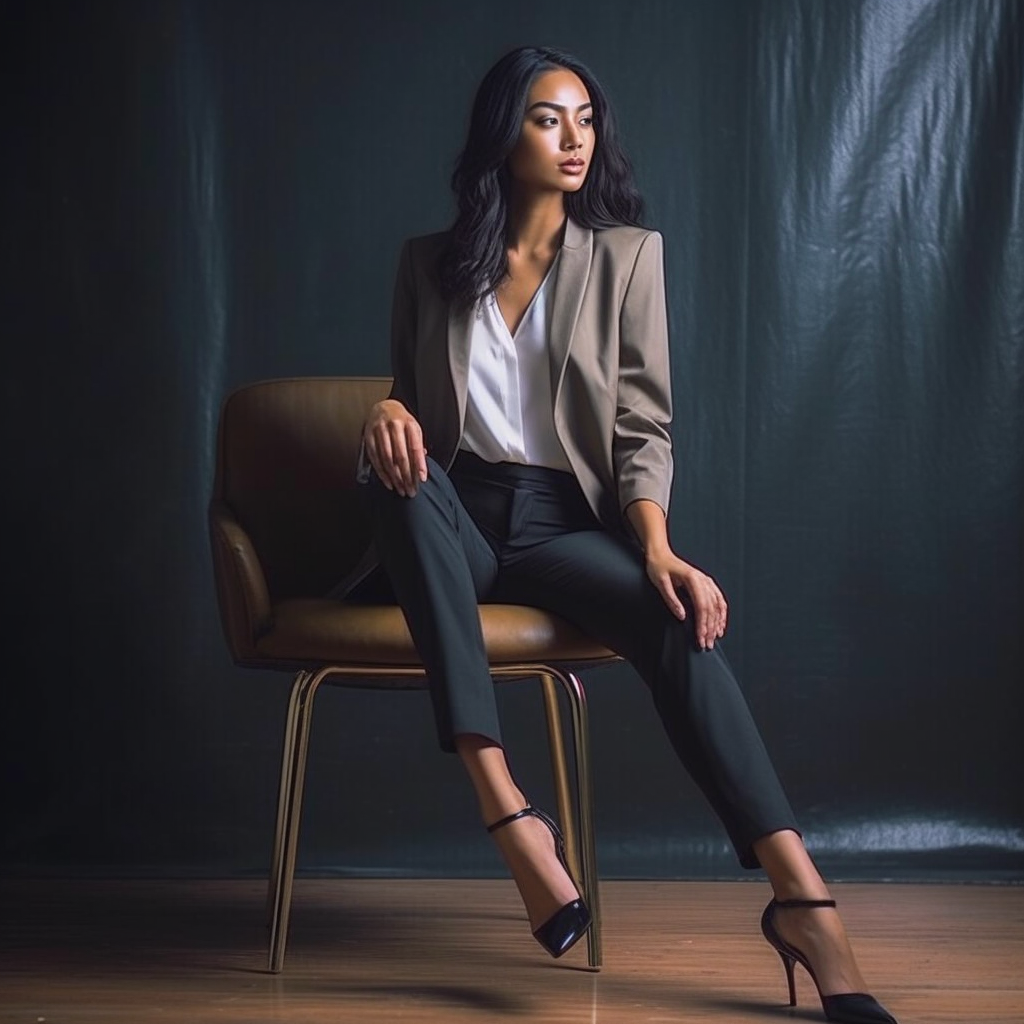 What Are Some Creative Ways To Wear High Heels With A Blazer?