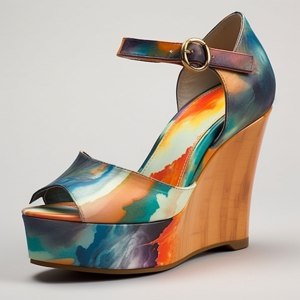 platform wedge heel