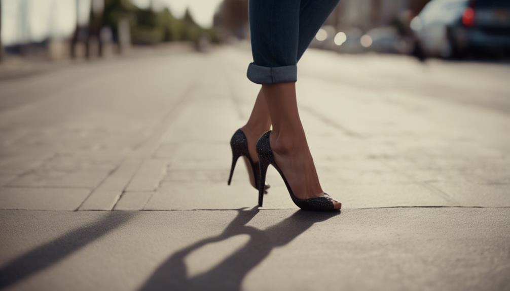 how to get comfortable walking in heels